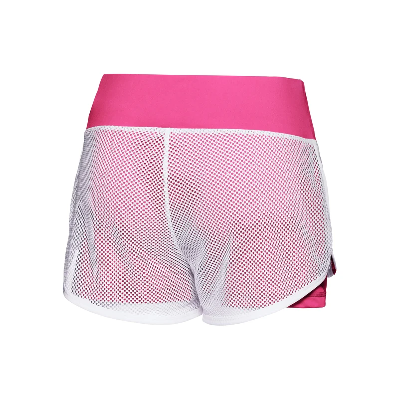 Efia Tech (2in1) Shorts Damen-Pink,Weiß