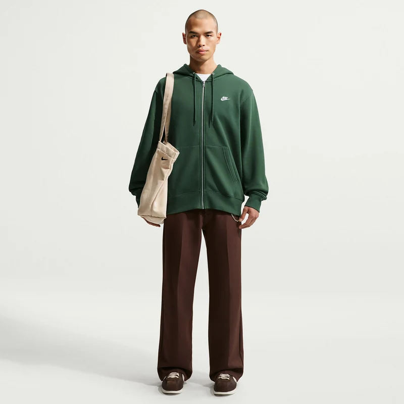 Club Bb Full-Zip Sweatjacke Herren - dunkelgrün