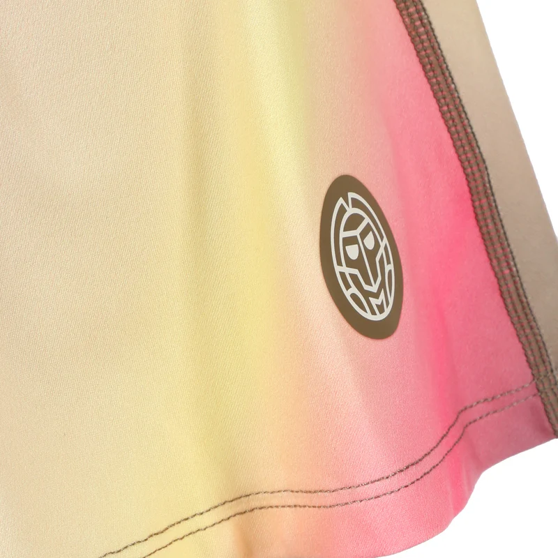 Spectrum Printed Wavy Rock Damen-Braun,Gelb