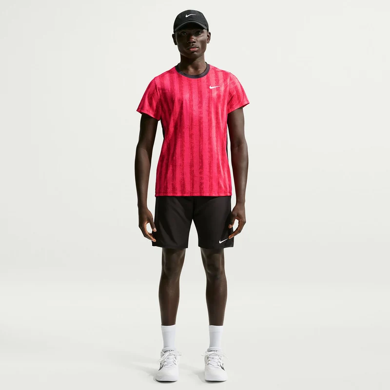 Court Victory T-Shirt Herren - rot, schwarz