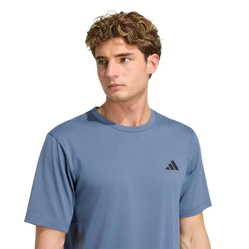 Essentials T-Shirt Herren - blaugrau