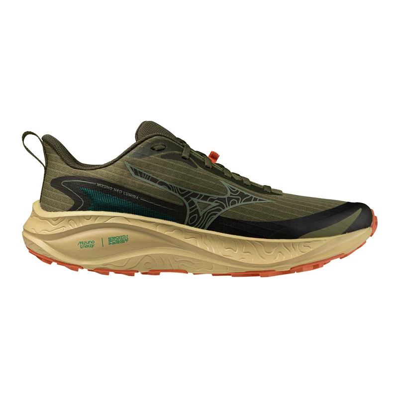 Neo Lumina Trailschuh Herren - oliv, orange