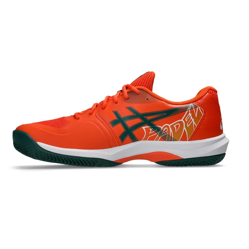 Game FF Padelschuh Herren - neonorange, dunkelgrün