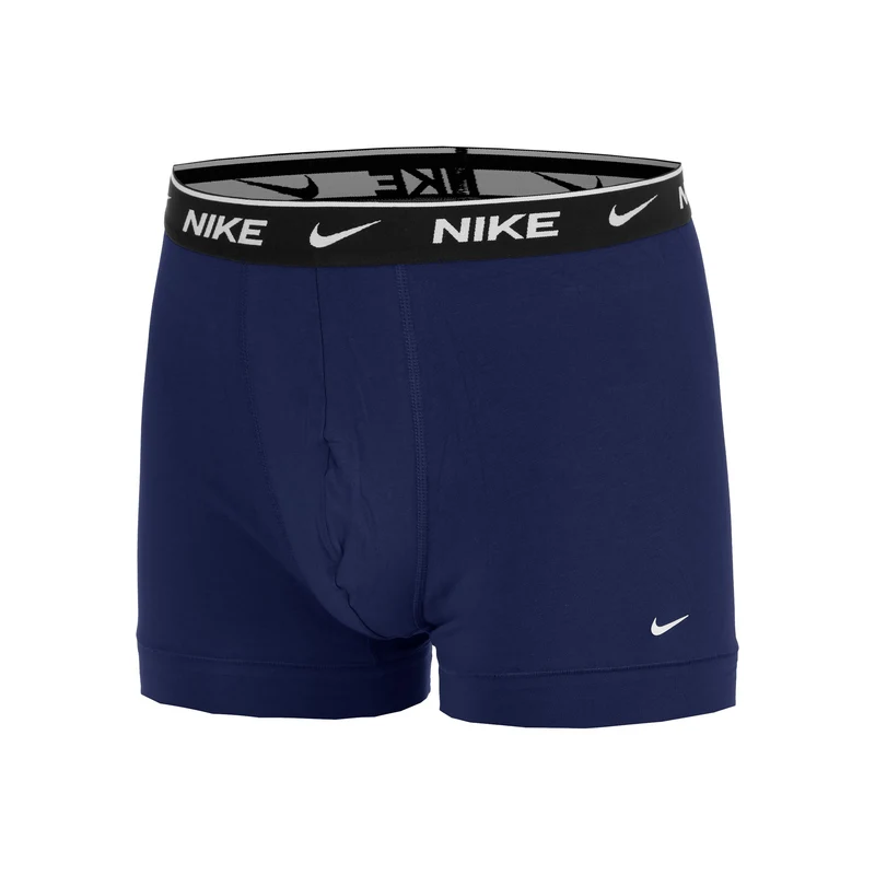 Essential Cotton Stretch Trunk Boxer Short 3er Pack Herren - blau, blau