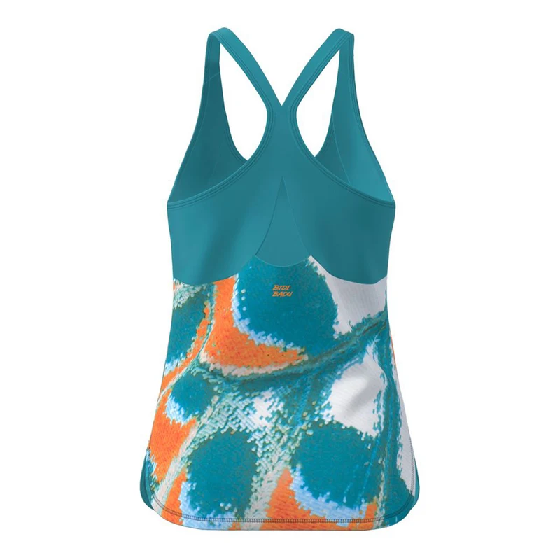 Melbourne 2025 Tank-Top Damen-Petrol,Orange