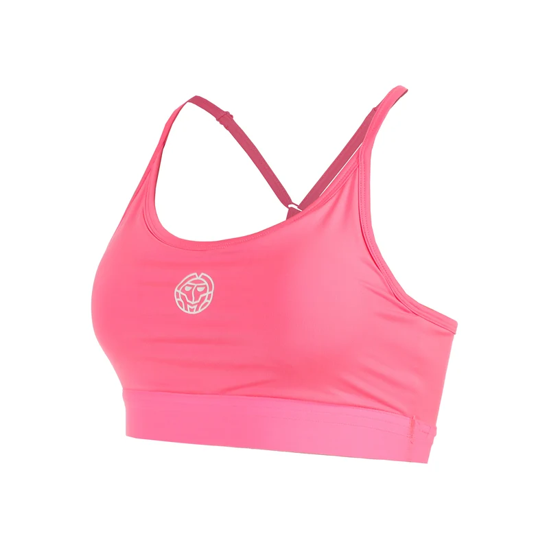 Crew Low Support Strappy Sport-BH Damen-Pink