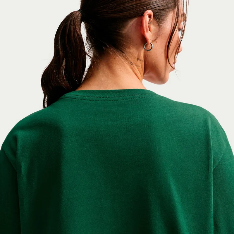 Slam Crop T-Shirt Damen - dunkelgrün