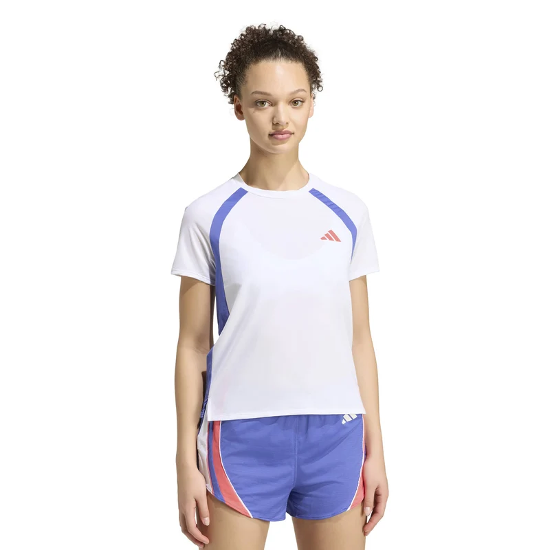 adizero Archive Laufshirt Damen - weiß, blau
