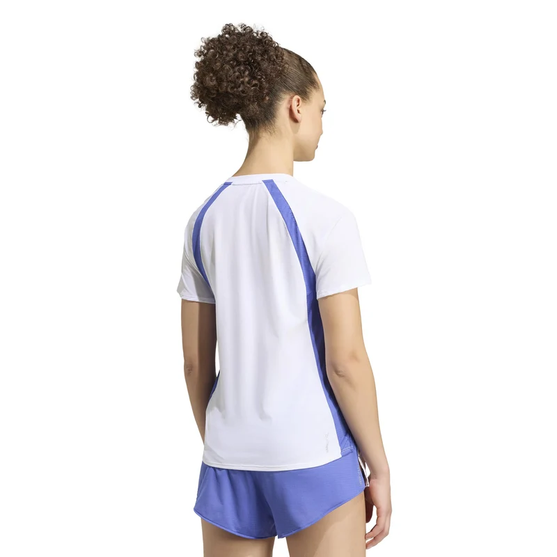 adizero Archive Laufshirt Damen - weiß, blau