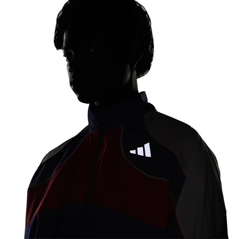 adizero Archive Laufjacke Herren - blau, rot