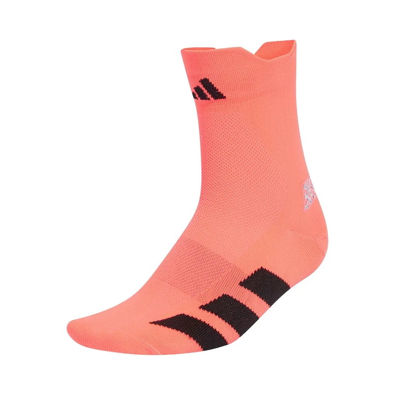 Adizero Laufsocken Unisex - koralle, schwarz