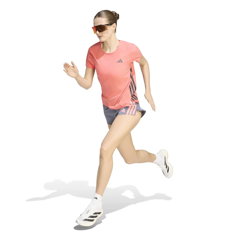 adizero Tee Laufshirt Damen - rot