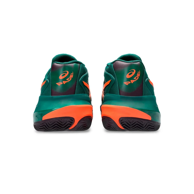 Gel-Resolution X Padelschuh Herren - dunkelgrün, neonorange