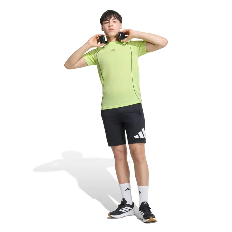 Climacool T-Shirt Kinder - zitronengelb, silber