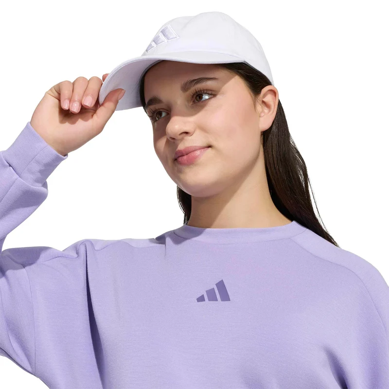 3Stripes Crew Crop Sweatshirt Kinder - flieder