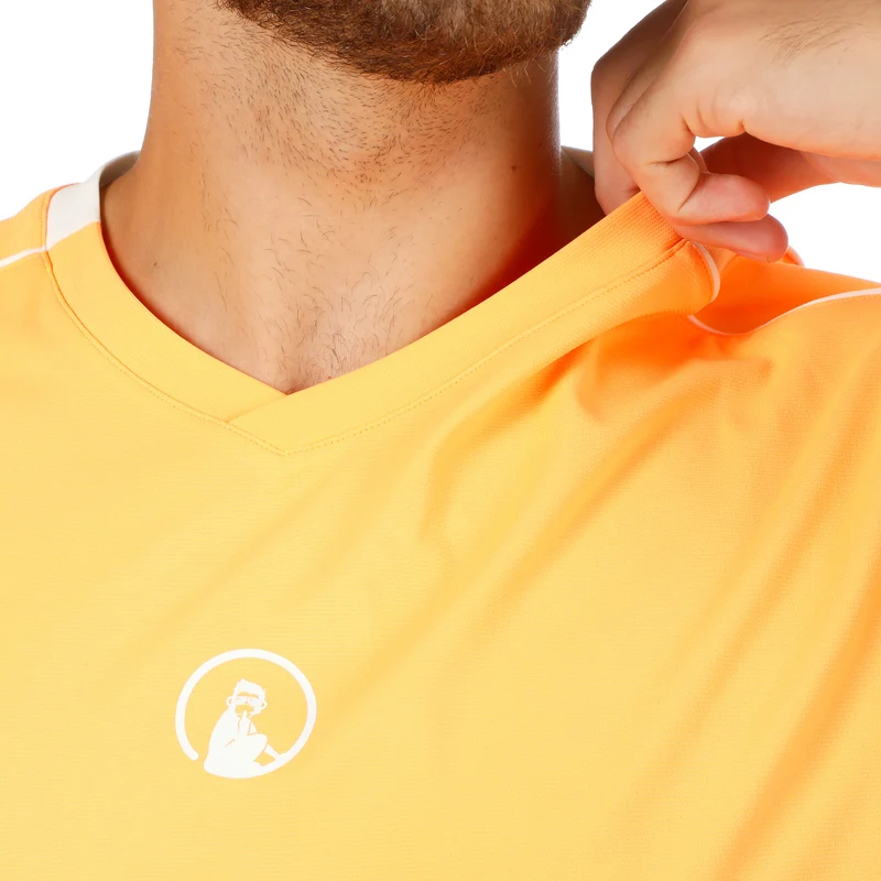 Glow Topspin V-Neck T-Shirt Herren - orange