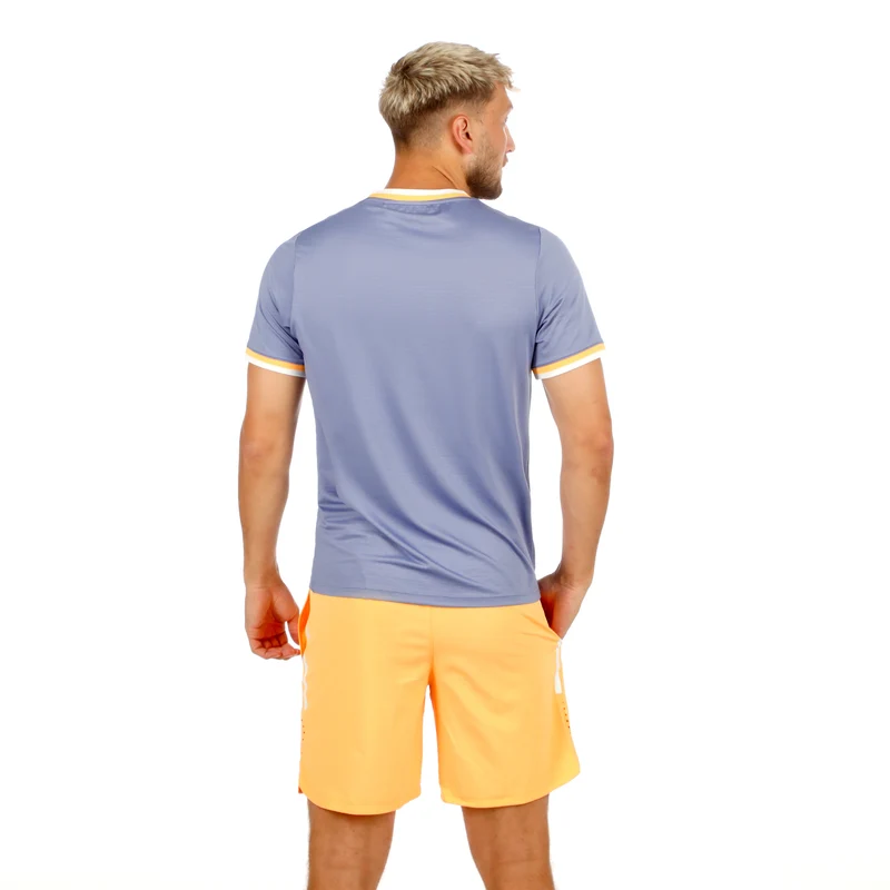 Glow Break Ringer T-Shirt Herren - blau