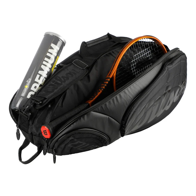 Tour Schlägertasche 6er Special Edition-Schwarz,Schwarz Glänzend