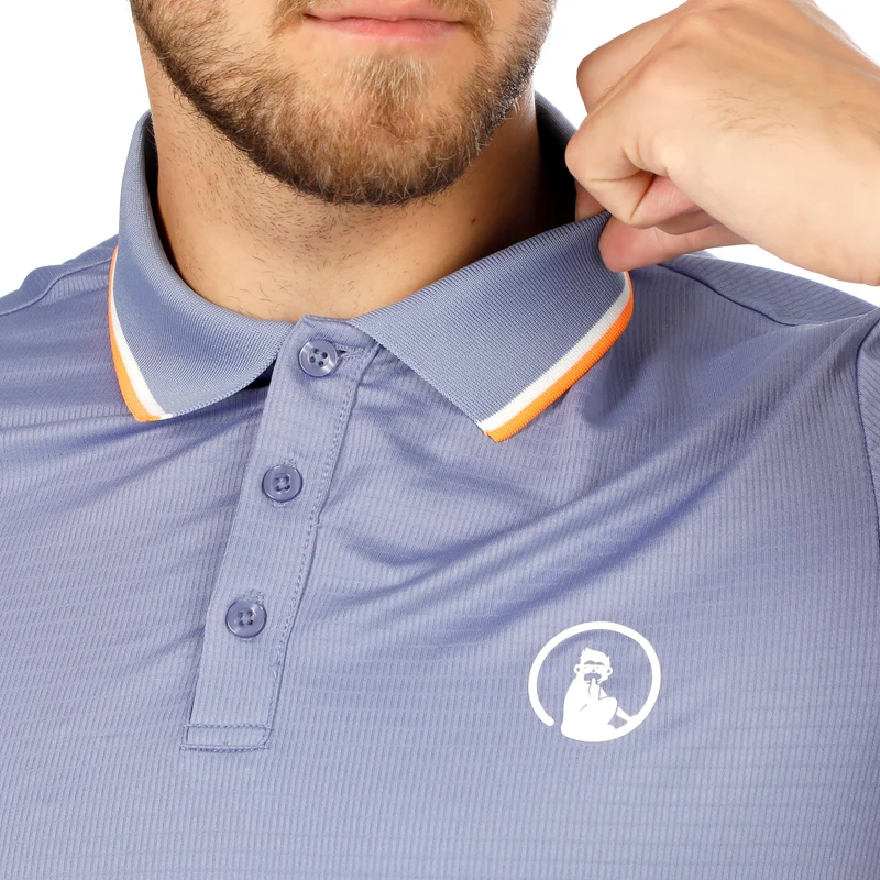 Glow Tournament Tipping Polo Herren - blau