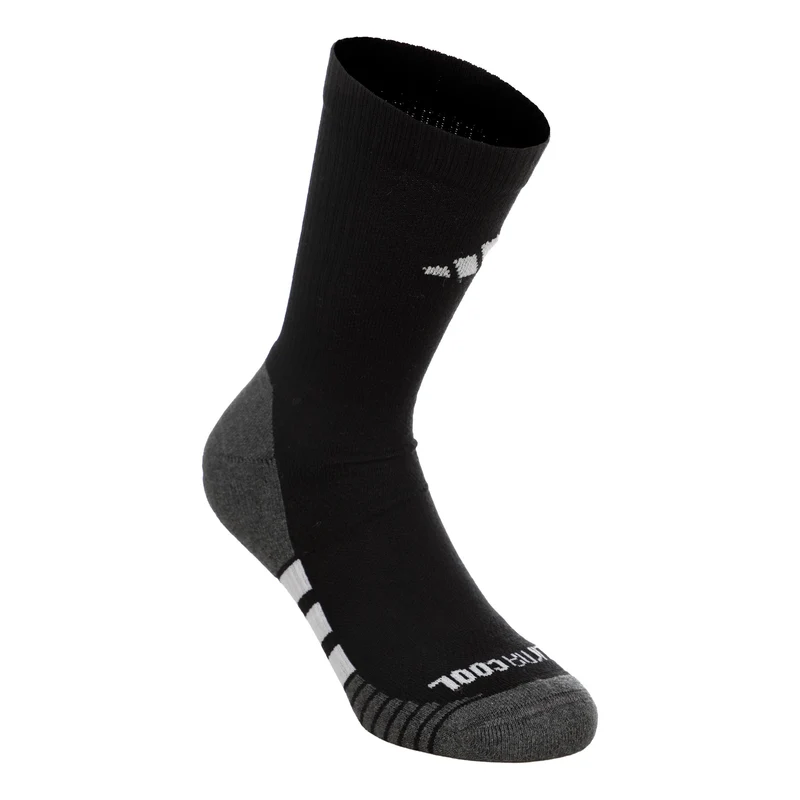 Performance Cushioned Crew Laufsocken Unisex - schwarz
