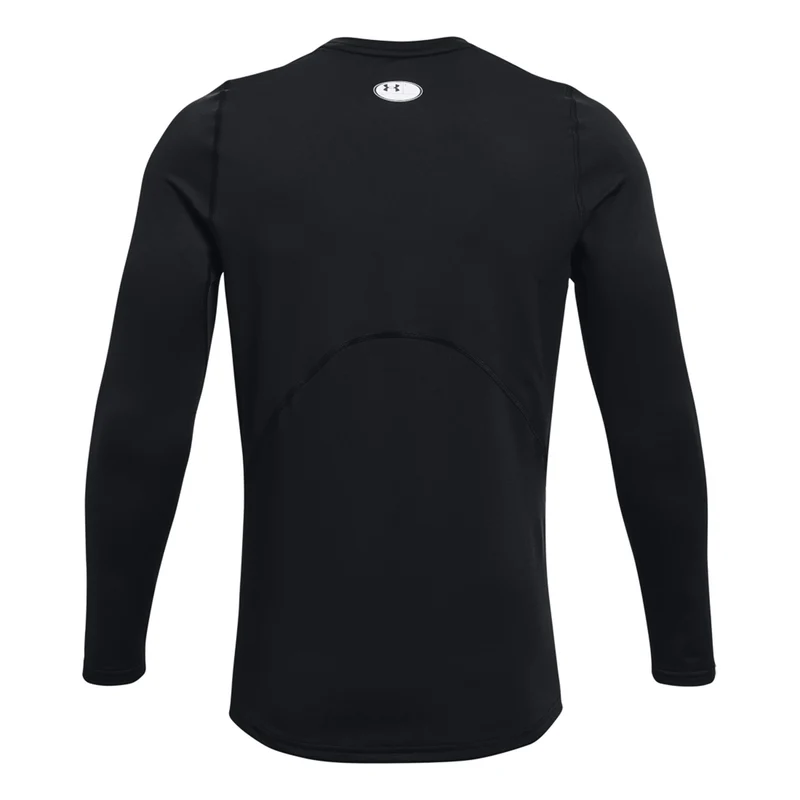 Coldgear Fitted Crew Longsleeve Herren - schwarz,