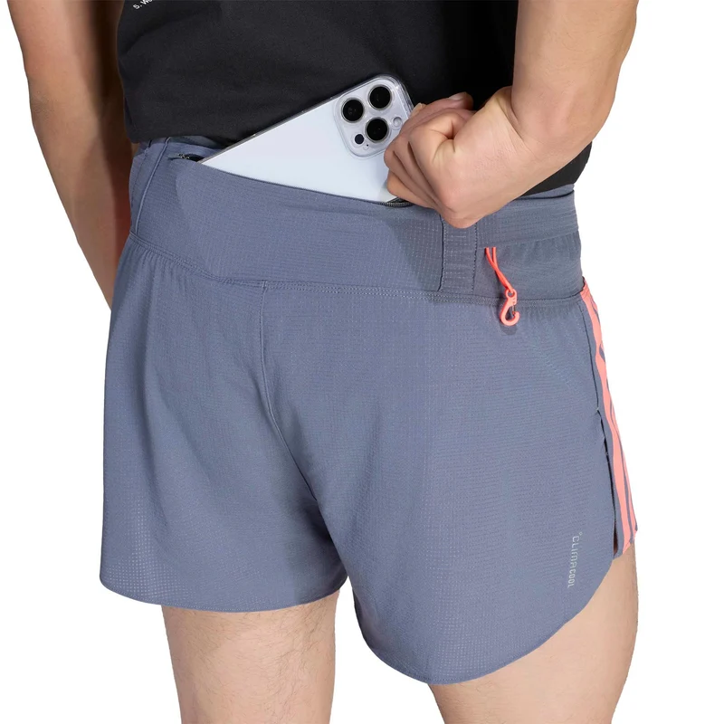 adizero Gel 3in Laufshorts Herren - grau, koralle