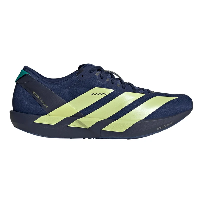 adizero Adios 9 Wettkampfschuh Herren - dunkelblau, gelb