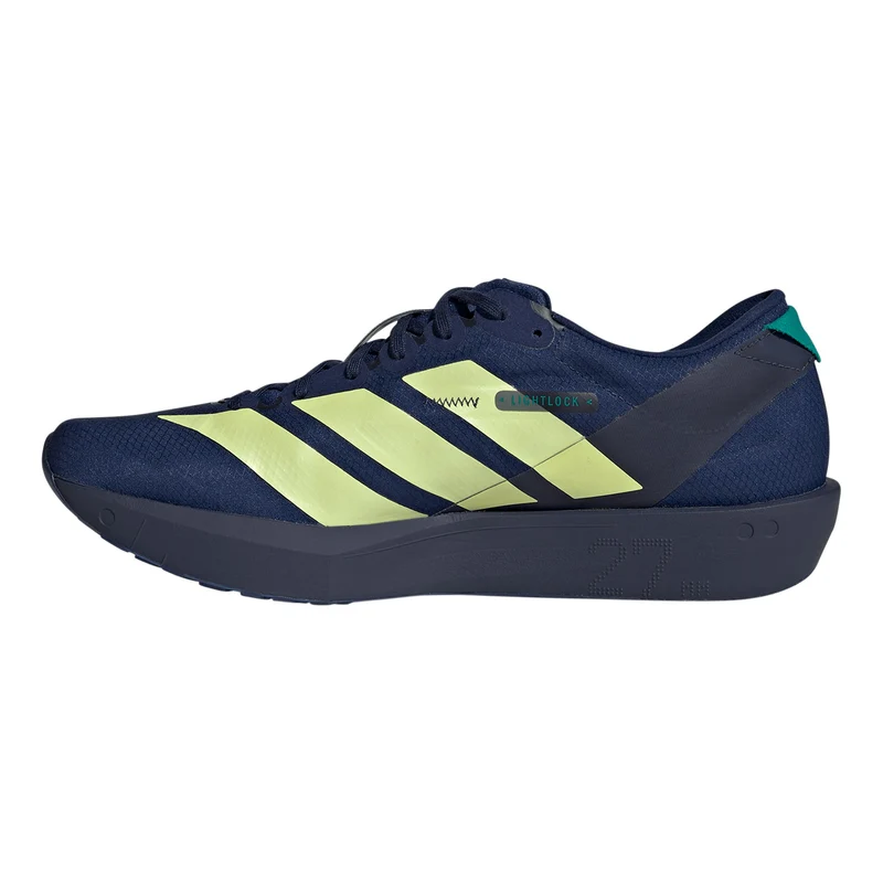 adizero Adios 9 Wettkampfschuh Herren - dunkelblau, gelb