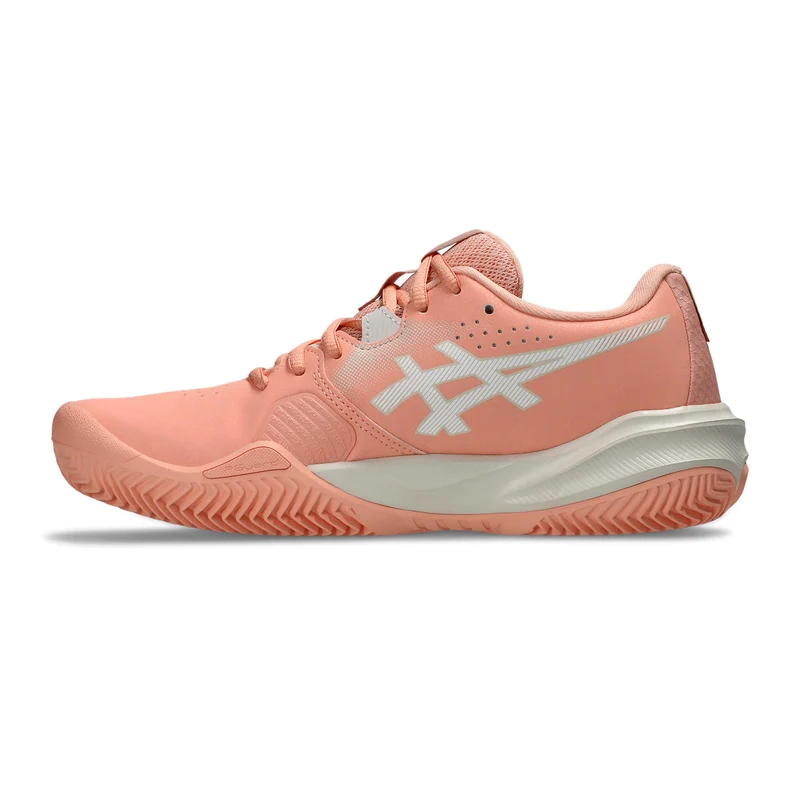Gel-Challenger 15 Sandplatzschuh Damen - apricot, weiß