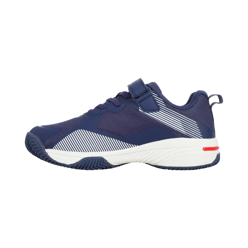 Match Velcro Clay Sandplatzschuh Kinder-Blau,Rot