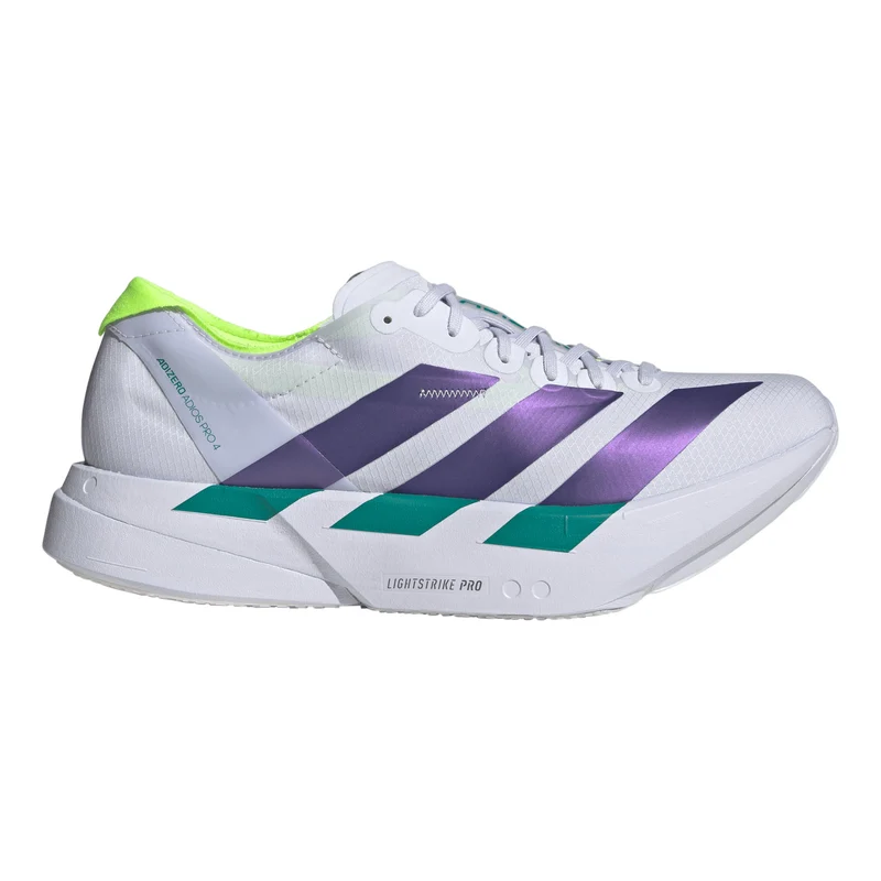 adizero Adios Pro 4 Wettkampfschuh Herren - grau, lila