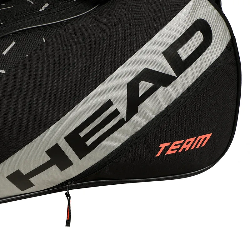 Team Padel Bag L Padelschlägertasche-Schwarz,Silber