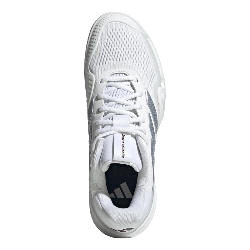 Barricade 14 Sandplatzschuh Herren - weiß, silber