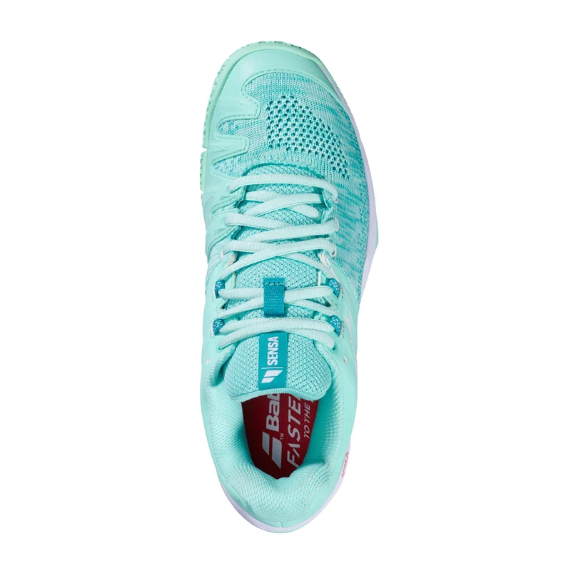 Sensa PADL Padelschuh Damen-türkis, weiß