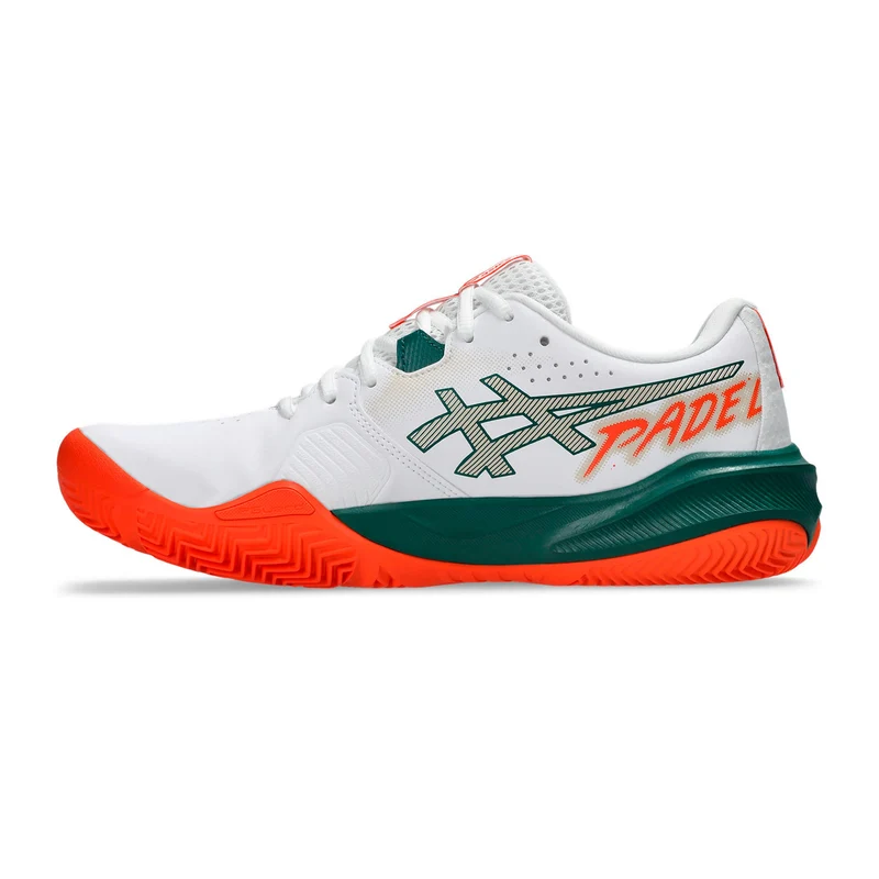 Gel-Challenger 15 Padelschuh Herren - weiß, dunkelgrün