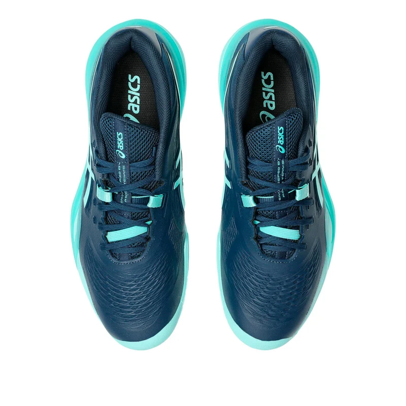 Gel-Resolution X Allcourtschuh Herren - dunkelblau, mint