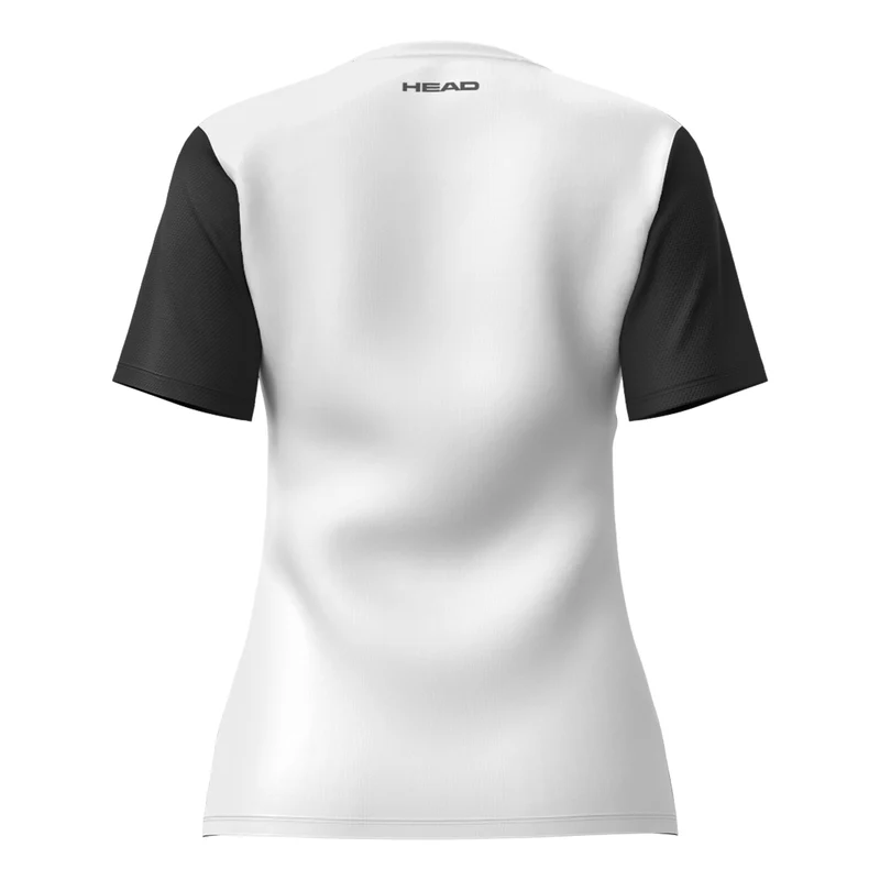Club 25 Tech T-Shirt Damen-Weiß,Dunkelblau