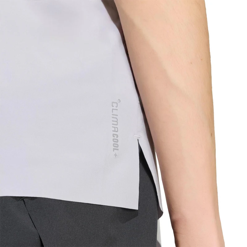 adi365 Aspyre Laufshirt Damen - hellgrau