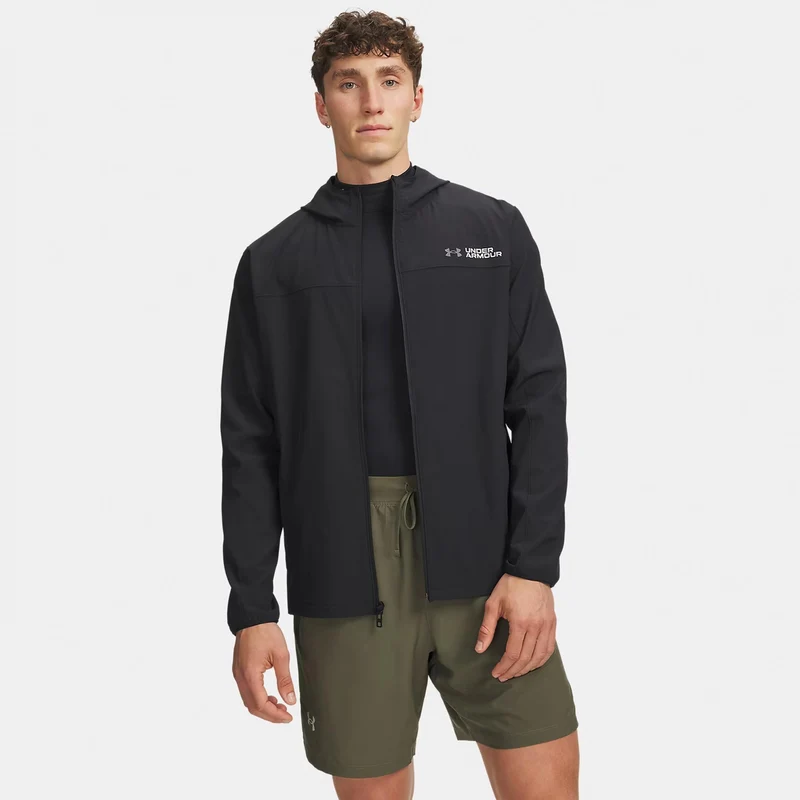 Velociti Storm Laufjacke Herren - schwarz