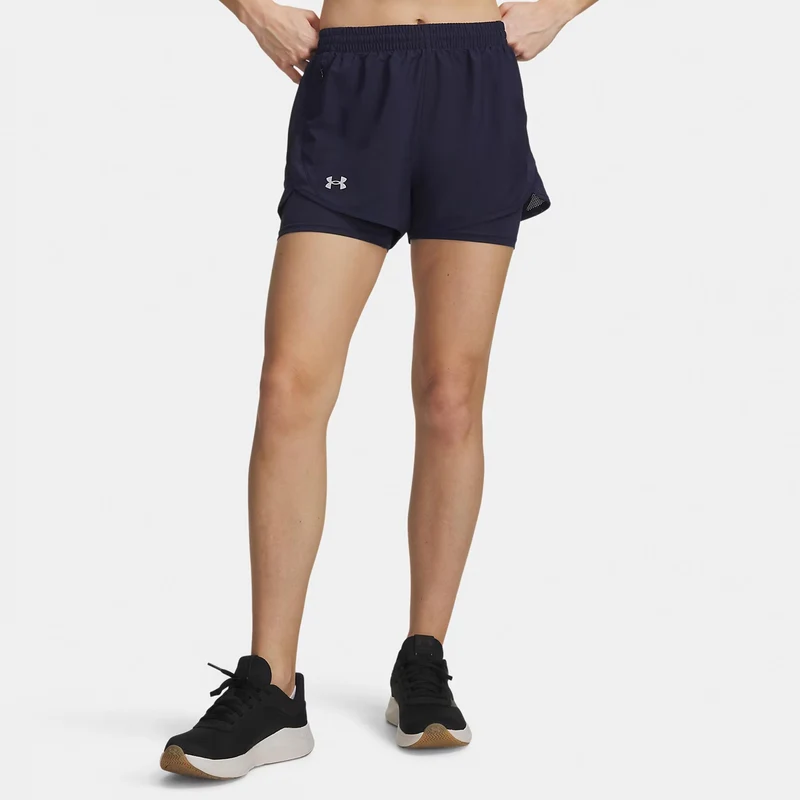 Fly By 2in1 Laufshorts Damen - dunkelblau