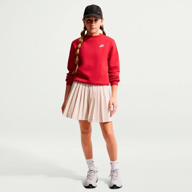 Club Fleece Sweatshirt Kinder - rot