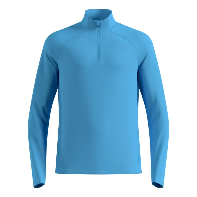 Essential Ceramiwarm Mid Layer 1/2 Zip Laufshirt Herren - hellblau