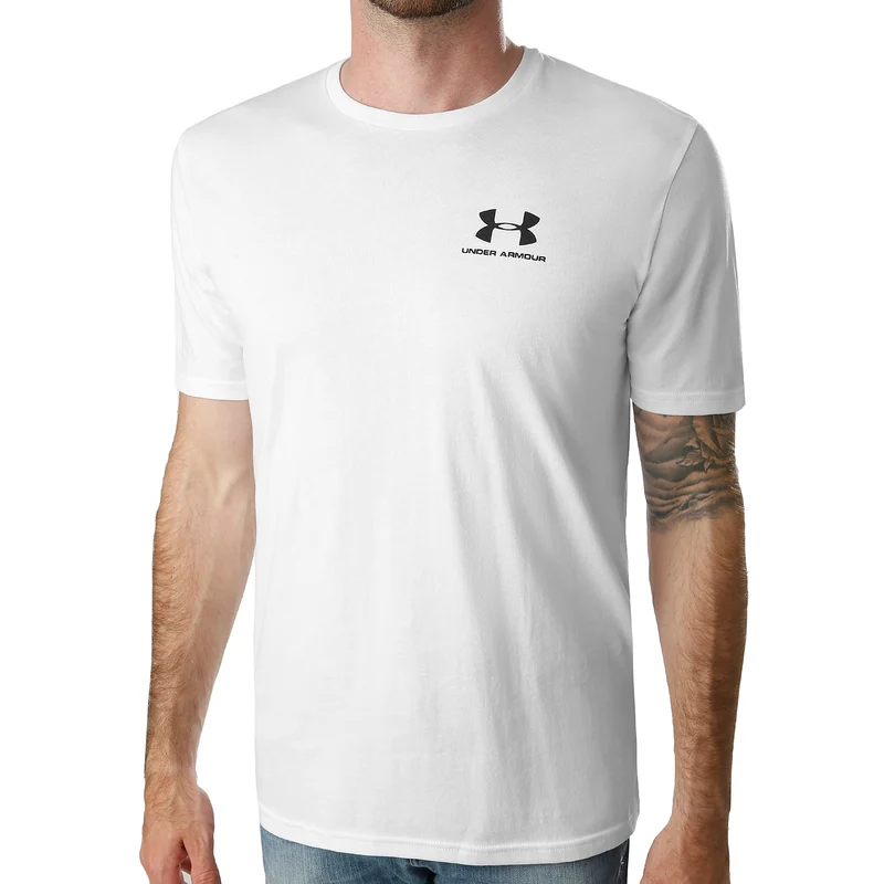 Sportstyle Left Chest T-Shirt Herren-Weiß,Schwarz
