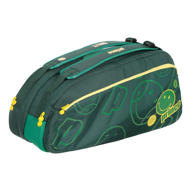 Smiley Schlägertasche 6er-Grün