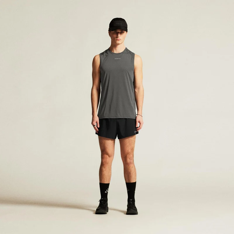 ADV Essence 2in 2 Laufshorts Herren-Schwarz