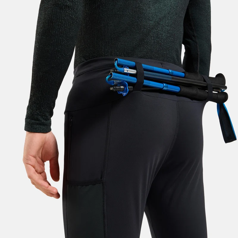 X-Alp Cargo Winter Lauftight Herren-Schwarz