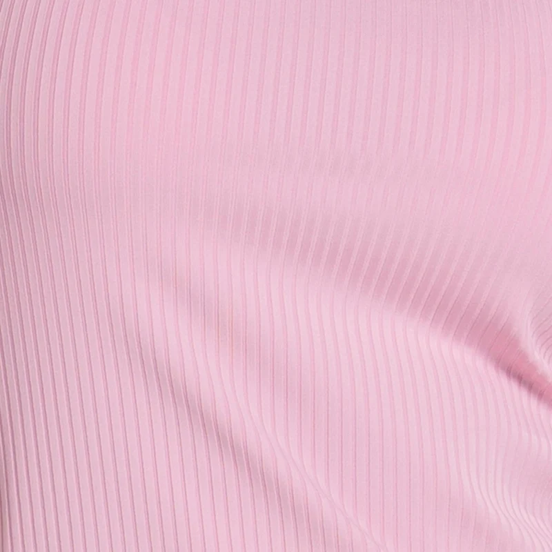 Paris Weave Tank-Top Damen - rosa, weiß
