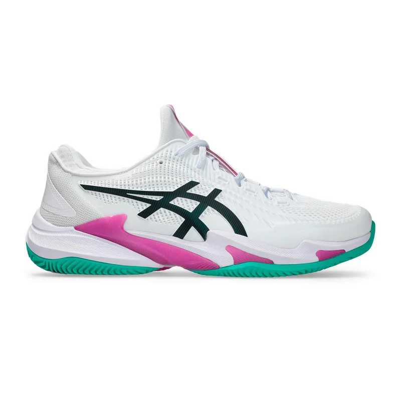 Court FF 3 Sandplatzschuh Herren - weiß, pink
