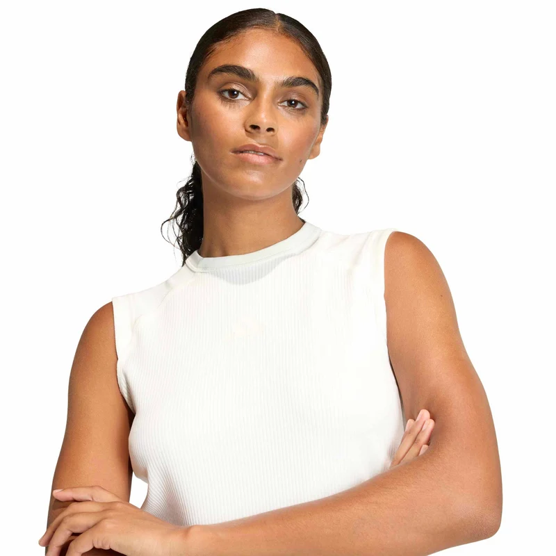 All SZN Rib Tank-Top Damen - weiß