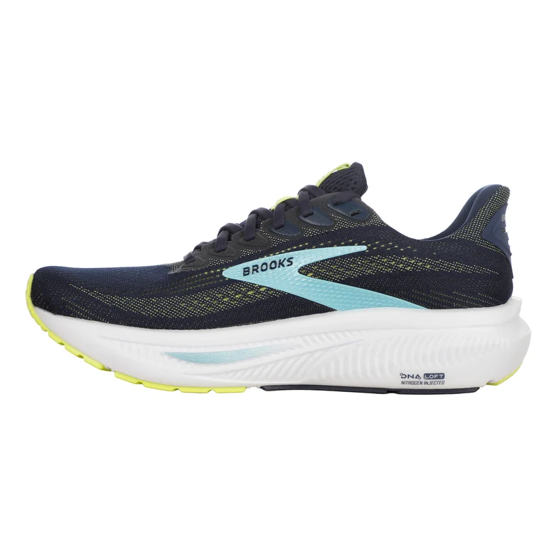 Ghost 17 Wide Neutralschuh Herren - dunkelblau, limette